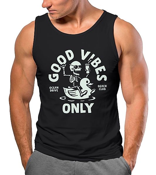 Neverless Tanktop Herren Tank-Top Good Vibes günstig online kaufen