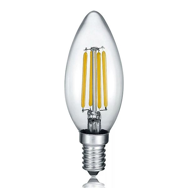LED-Kerze E14 4W Filament, 2.700K Switch Dimmer günstig online kaufen