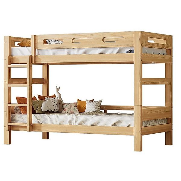 Yorbay Etagenbett Kinderbett, umbaubar zu 2 Einzelbetten (90x200cm), Kiefer günstig online kaufen