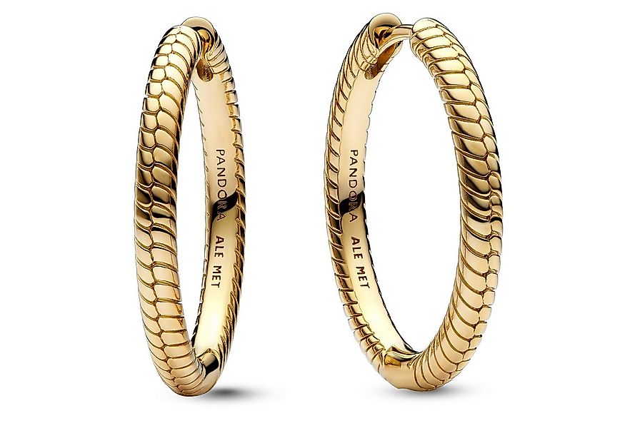 Pandora Paar Creolen Damen Charm-Goldfarben günstig online kaufen