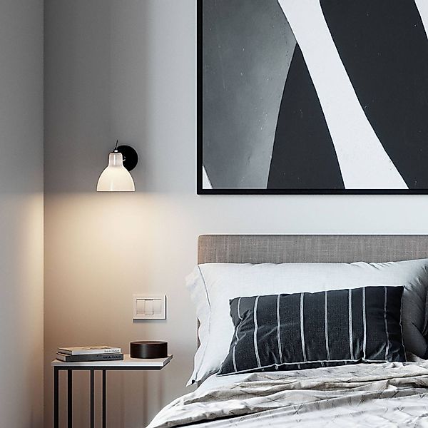 Rotaliana Luxy H0 Glam Wandlampe schwarz/weiß günstig online kaufen