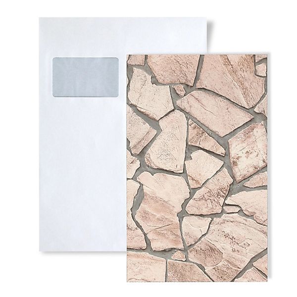 PROFHOME 1 MUSTERSTÜCK S-927323-GU DIN A4 MUSTER der Steinoptik Tapete günstig online kaufen