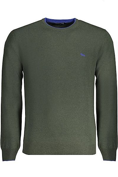 Harmont & Blaine Strickpullover Grüner Herrenpullover - Langarm Rundhals mi günstig online kaufen