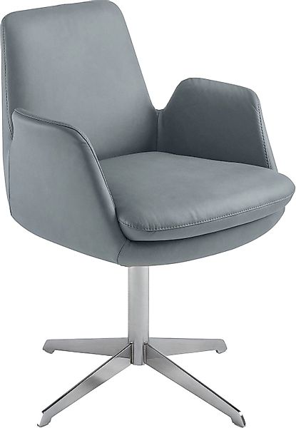 K+W Komfort & Wohnen Drehstuhl "Cube" () Rückholfunktion, Untergestell Edel günstig online kaufen