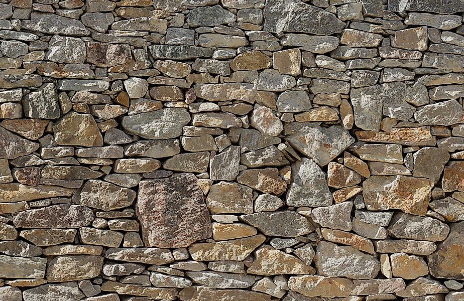Komar Vliestapete »Digitaldruck Vlies - Stone Wall - Größe 400 x 260 cm« be günstig online kaufen