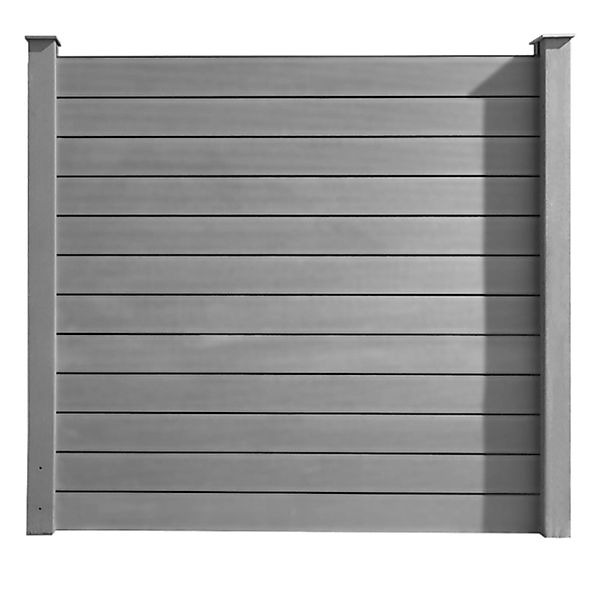 HORI Zaun HORI WPC Sichtschutzzaun Stecksystem, günstig online kaufen