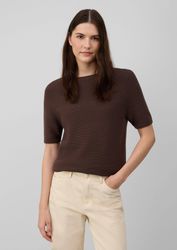 s.Oliver Strickpullover Kurzarm-Strickpullover aus Baumwollmix günstig online kaufen