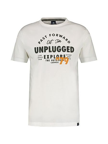 LERROS T-Shirt LERROS T-Shirt mit Brustprint, unifarben günstig online kaufen