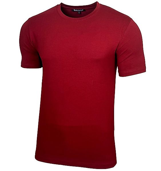 Baxboy T-Shirt Baxboy Herren Uni Basic Kurzarm Slim Fit T-Shirt B-55 günstig online kaufen