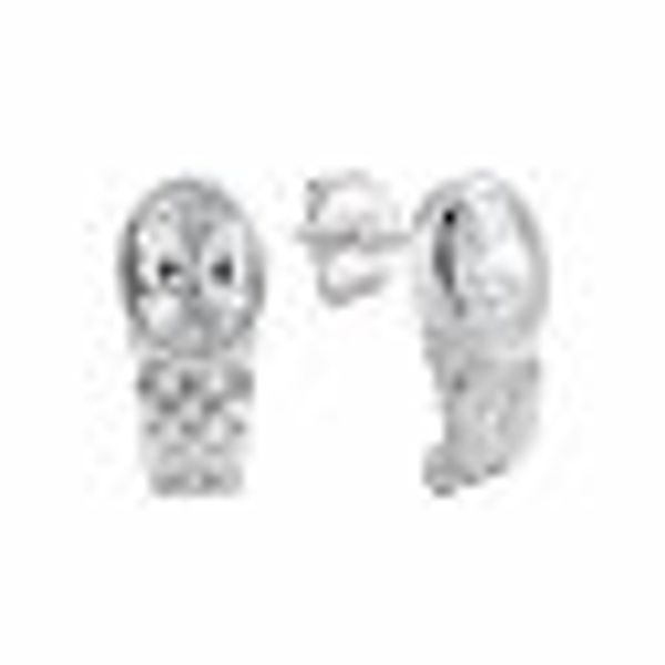 Ohrstecker 925/- Sterling Silber rhodiniert Zirkonia günstig online kaufen