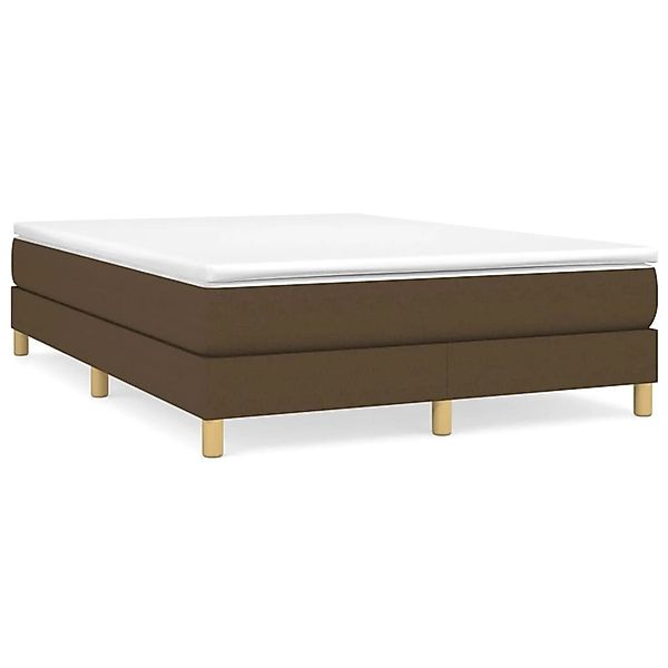 vidaXL Boxspringbett Dunkelbraun 140x190 cm Stoff1367367 günstig online kaufen