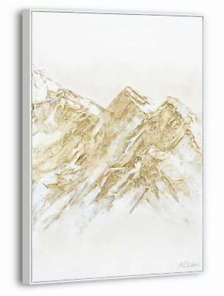 YS-Art™ "Gemälde Acryl ""Zugspitze"" handgemalt auf Leinwand 150x50 cm" gol günstig online kaufen