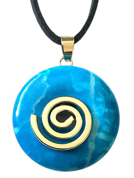 Steinfixx® Lange Kette echter Edelsteindonut 30 günstig online kaufen