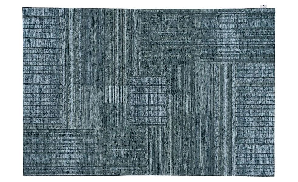 Tom Tailor Webteppich   ¦ blau ¦ Synthetische Fasern ¦ Maße (cm): B: 190 Te günstig online kaufen