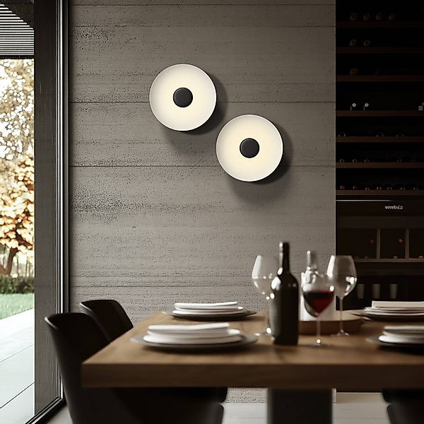 LED-Deckenlampe Basin_P, schwarz, Metall, Ø 48 cm günstig online kaufen