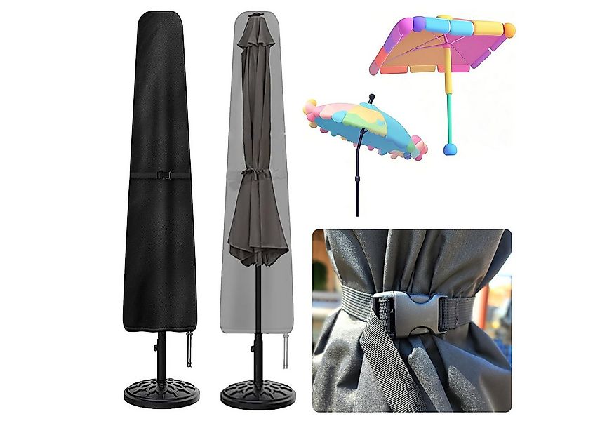 FOUORTUNATE-BEE Sonnenschirm-Schutzhülle Sonnenschirm Schutzhülle mit Stab günstig online kaufen