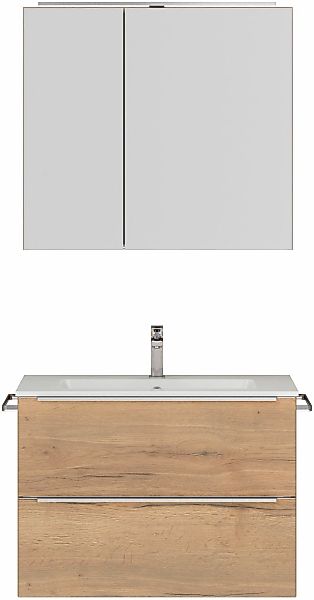 nobilia® Badmöbel-Set »Levere« vormontiert, mit Soft-Close, 2 Stk. tlg. ink günstig online kaufen
