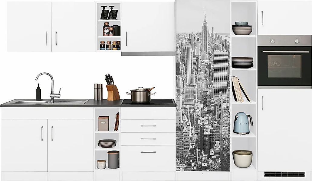 KOCHSTATION Küchenzeile "KS-Paris – Küchen mit einzigartigen Fotomotiven au günstig online kaufen