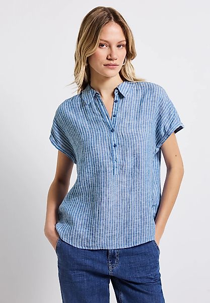 STREET ONE Hemdbluse, mit Seitlichen Einschlitzen am Saum günstig online kaufen