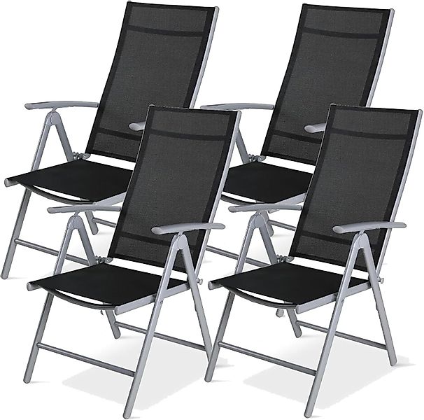TLGREEN Gartenstuhl Hochlehner, 2/4er Set Balkonstuhl,Klappstuhl,Campingstü günstig online kaufen