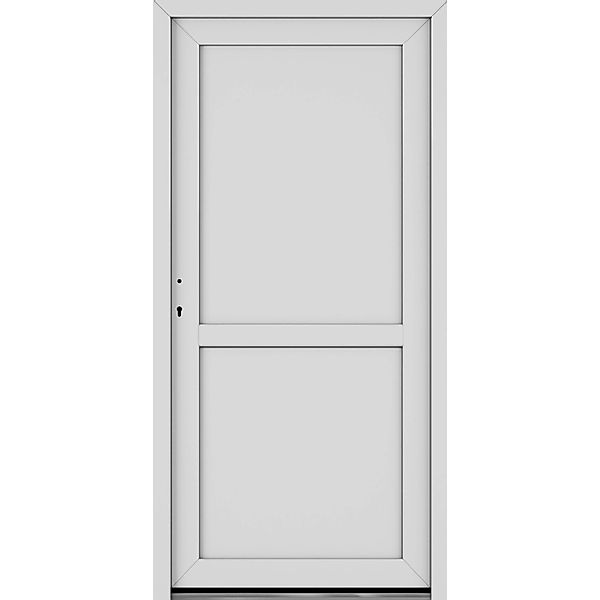 Roro Nebeneingangstür OKE 1150 Kunststoff 5FA Weiß 88 cm x 198 cm DIN L günstig online kaufen