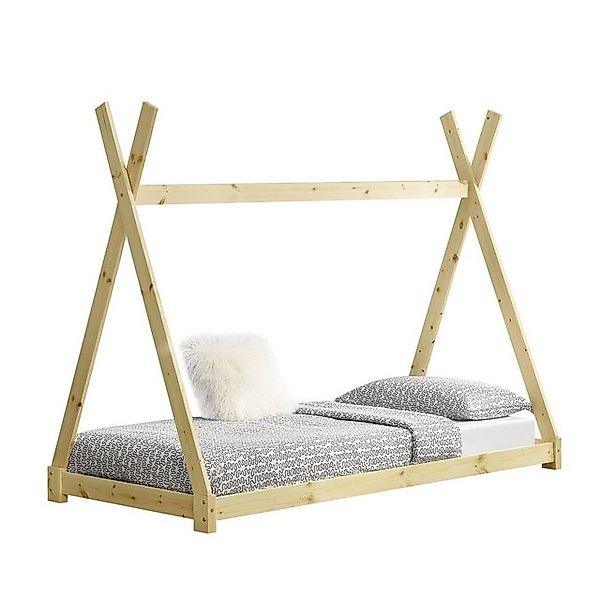en.casa Kinderbett, »Onejda« Kinderbett Tipi Bett günstig online kaufen