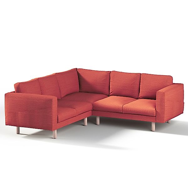 Bezug für Norsborg 4-Sitzer Ecksofa, ziegelrot, Norsborg 4-Sitzer Ecksofabe günstig online kaufen