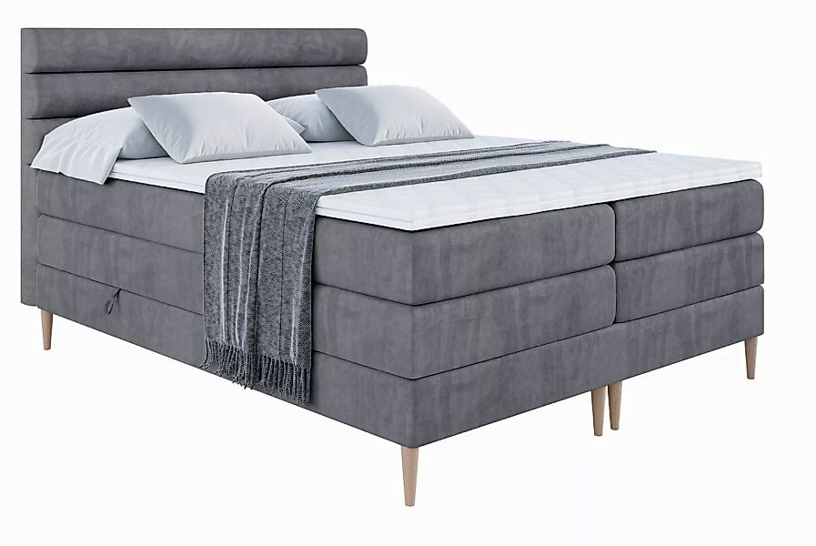 ALTDECOR Boxspringbett CELESTIA-F KING (Multipocket-Matratze H4, günstig online kaufen