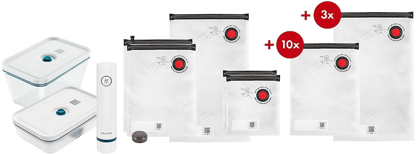 Zwilling Aufbewahrungssystem "Fresh&Save Aufbewahrungsbox" Set, 21 Stk. tlg günstig online kaufen