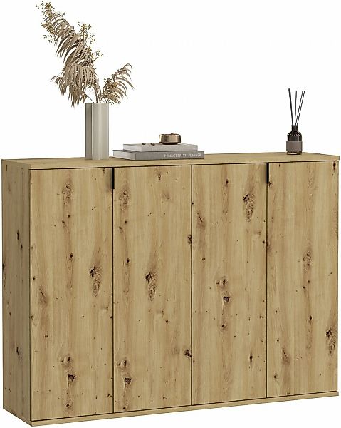 INOSIGN Garderoben-Set "Trondheim, Breite 122 cm, best. aus 2 Kommoden, 4 T günstig online kaufen