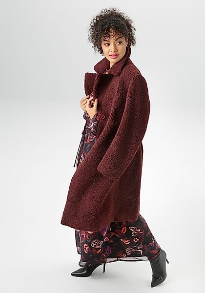 Aniston PLUS Fellimitatjacke in Plüsch-Optik - günstig online kaufen