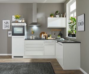 BASIC by Balculina Winkelküche "Jazz" Stellbreite 260x175 cm, wahlweise mit günstig online kaufen