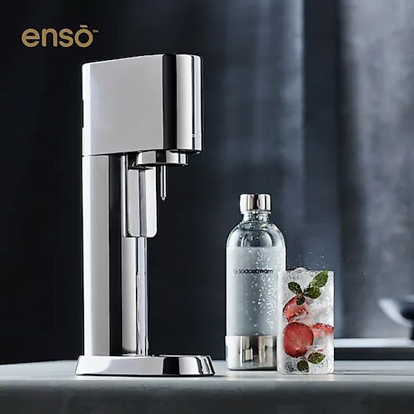 SodaStream Wassersprudler »ENSO, metall, Standard Pack, inkl. 1x Kunststoff günstig online kaufen