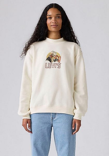 Levi's® Sweater GR COLLINS MOCKNE mit Frontprint und Glitzersteinen günstig online kaufen