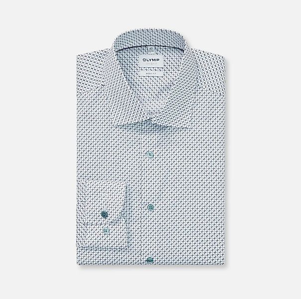 OLYMP Businesshemd "Level 5" Body Fit, Haifischkragen, Mit Rotationsprint günstig online kaufen