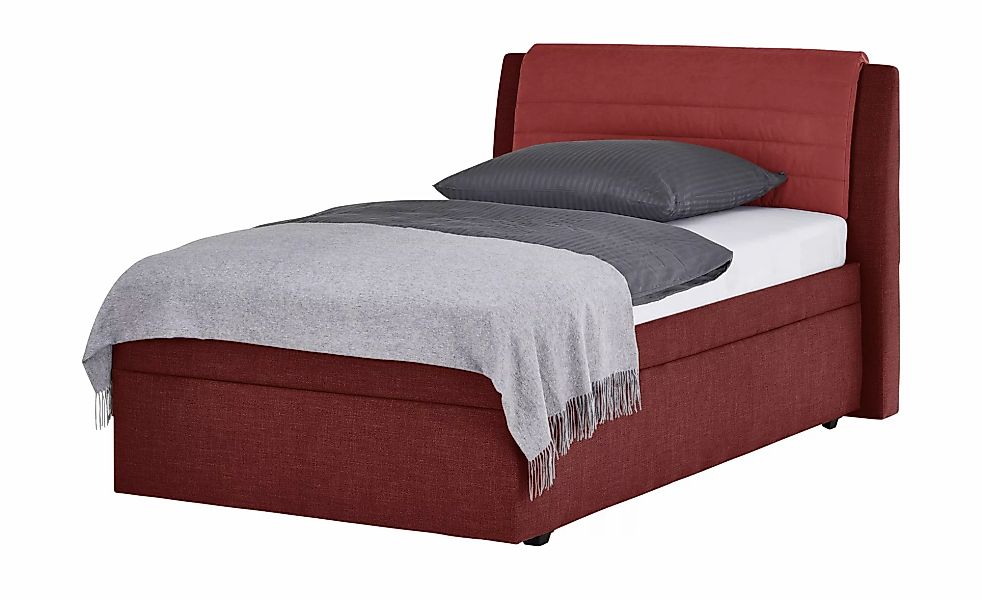 Polsterbett mit Stauraum  York ¦ rot ¦ Maße (cm): B: 159 H: 112 Betten > Ko günstig online kaufen