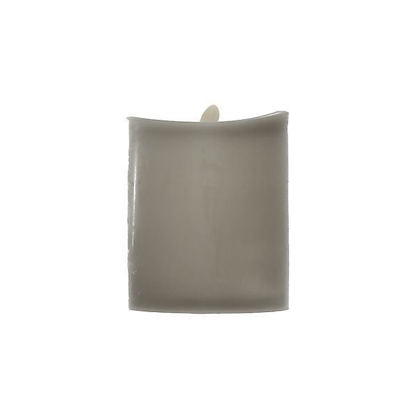 B&S LED-Kerze Echtwachskerze grau 10 x günstig online kaufen