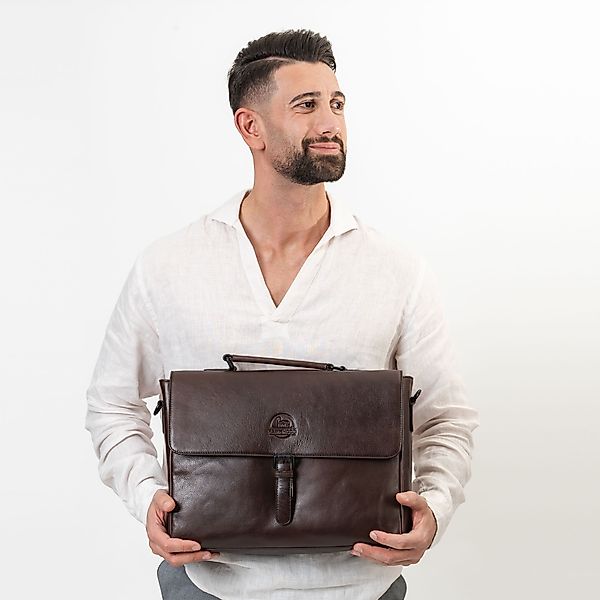 Farmhood Aktentasche Memphis, Leder günstig online kaufen