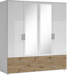 Schlafkontor Drehtürenschrank "Ivar Kleiderschrank mit Spiegel" inklusive 2 günstig online kaufen