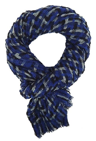 Ella Jonte Modeschal, weicher Herbst- Winterschal blau oder grau schwarz günstig online kaufen