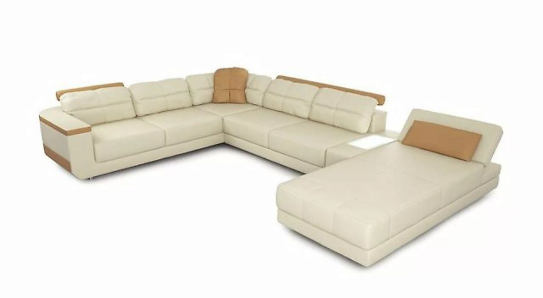 JVmoebel Ecksofa, Ledersofa Maßfertigung Ecksofa Couch Polster Sitz Wohnlan günstig online kaufen