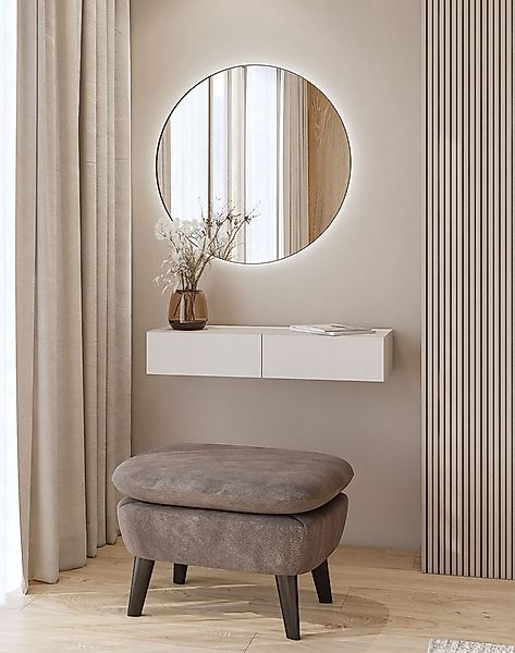 OTTO home Schminktisch Jukon, Breite 90 cm, moderner Schminktisch incl. Spi günstig online kaufen