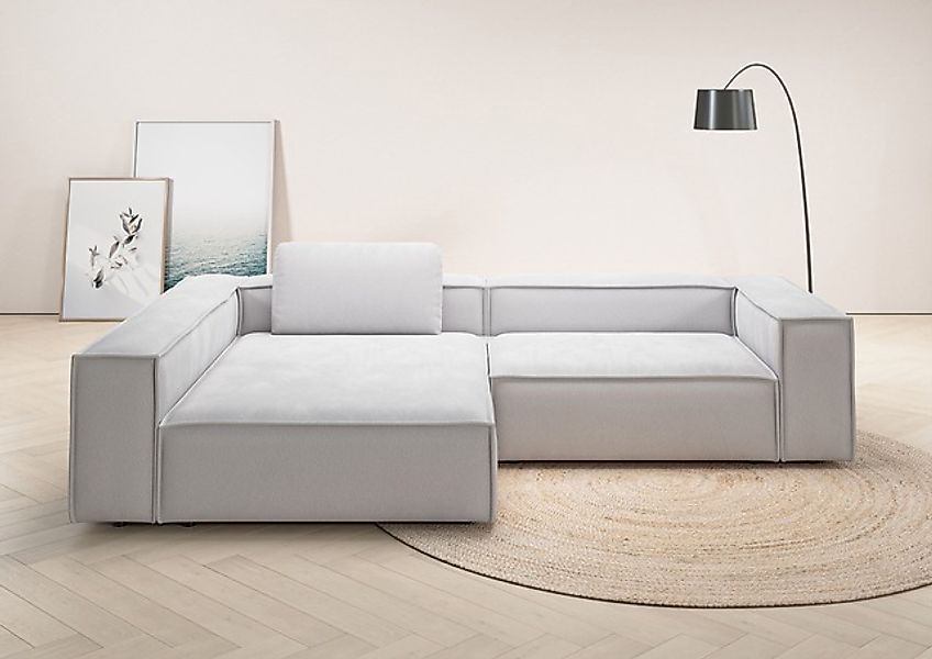 Places of Style Ecksofa »Watertown, moderne XXL L-Form, 306 cm breit«, Komf günstig online kaufen