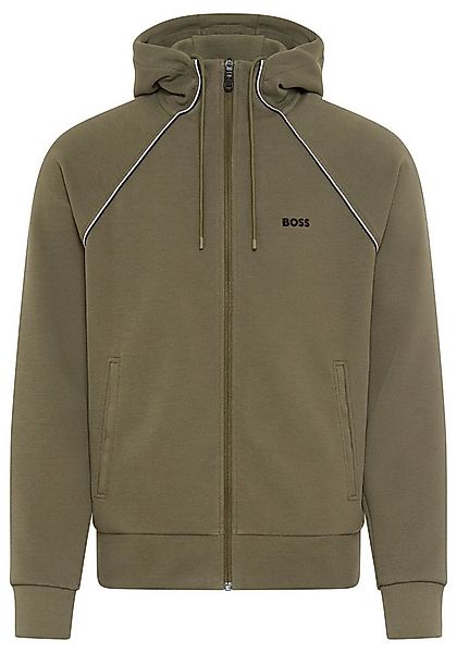 BOSS GREEN Sweatjacke mit Kapuze, Regular Fit, Eingrifftaschen günstig online kaufen