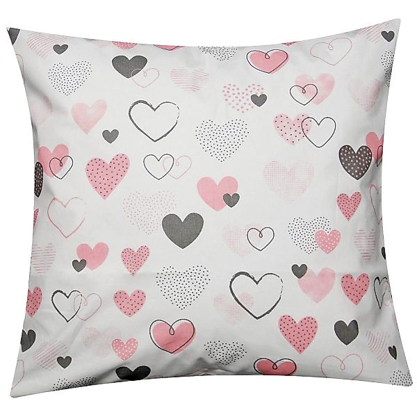 Heubergshop Kissenbezug, (1 Stück), 40x40cm Herzen günstig online kaufen
