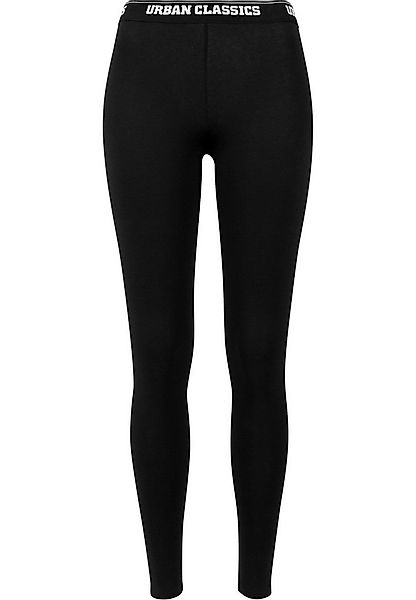 URBAN CLASSICS Leggings Urban Classics Damen Ladies Logo Leggings (1-tlg) günstig online kaufen