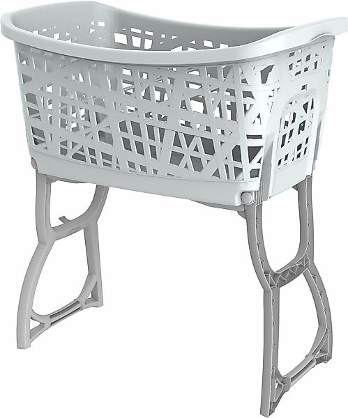 Bischof Wäschekorb mit Standteilen, Tragegriffen, ergonomische Form günstig online kaufen