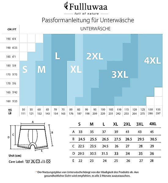 Fullluwaa Boxershorts Herren 6er Pack, Retroshorts günstig online kaufen