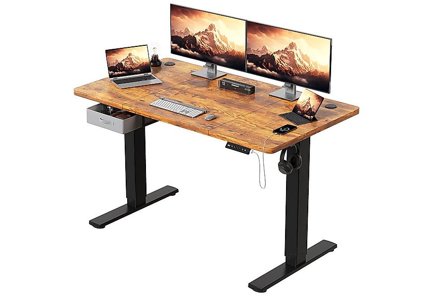 HOMALL Schreibtisch mit Memory-Funktion, höhenverstellbar, breitere Tischpl günstig online kaufen