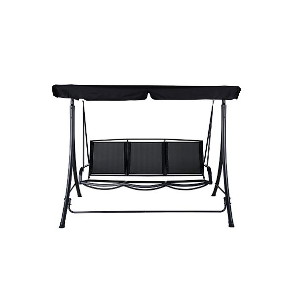 ebuy24 Madras Hängendes Gartensofa 3 Person Schwarz günstig online kaufen